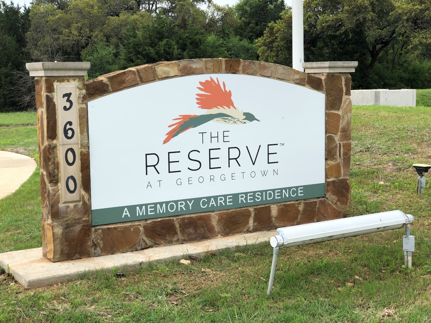 Perfect Monument Signage For The Reserve in Austin, TX - Georgetown Sign Company